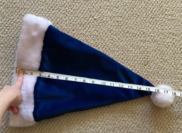 NEW University of Virginia Santa Hat Cavaliers Christmas Winter Holiday NWOT Blue