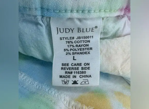 Judy Blue Cut Off Tie Dye Shorts Size L