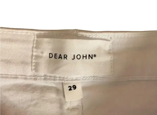 Dear John  Optic White wide leg jeans size 29