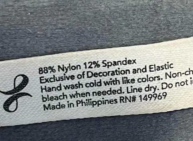 Lively Floral Lace Keyhole Busty Bralette No Wire Gray Size 1 (32DD, 33D/DD)