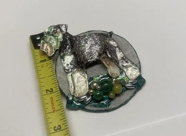 Large Handcrafted Hand Made Pet Dog Costume Brooch Pin