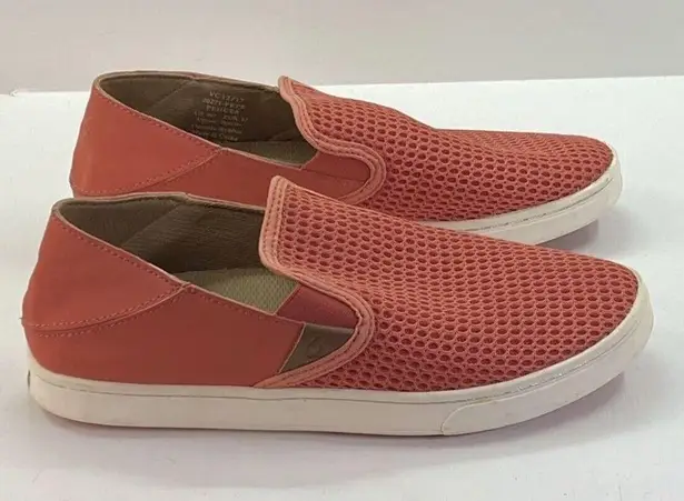 Olukai  Women's Pehuea Coral Mesh Slip On Drop In Lightweight Sneakers Size 7