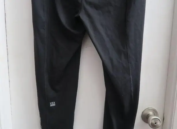 Victoria's Secret VSX sport knockout tight leggings in black, white and pink size medium.