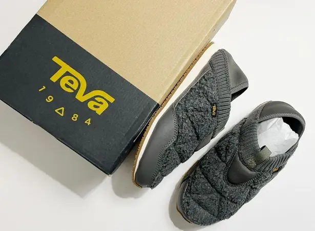 Teva  • NWT New In Box ReEmber Fleece Slip On Charcoal Grey Shoes