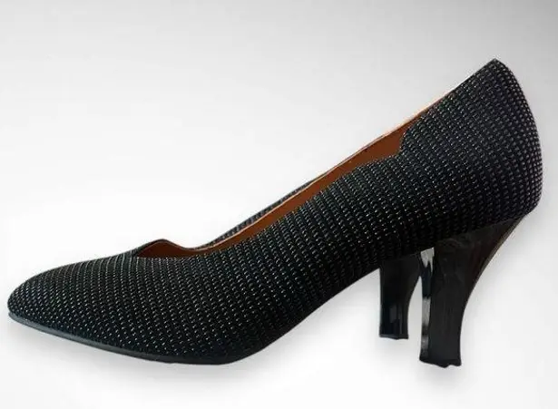 L'AMOUR DES PIEDS Women's Black Bamelle Leather Pumps Size 7 | EUC