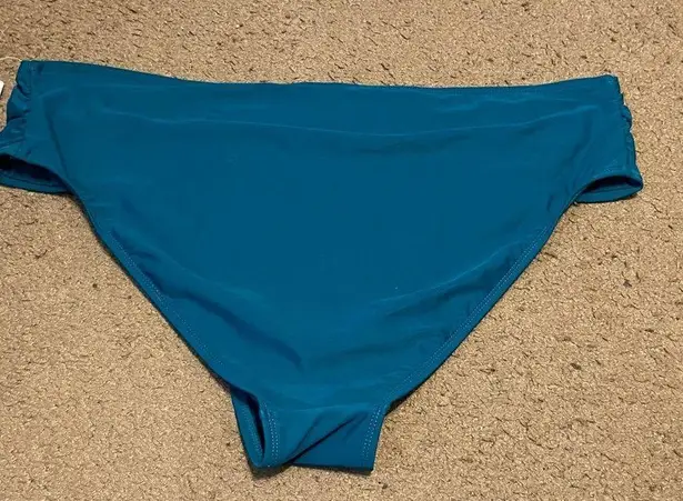 Catalina New NWT Womens Teal Green  Missy Plus Side Tab Swim Bottoms Size 3X