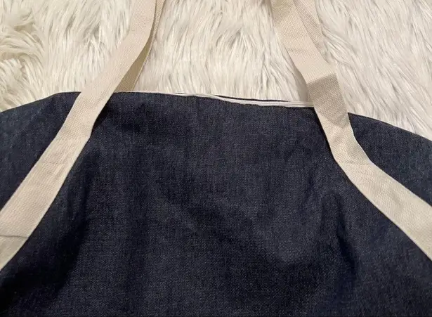 Private Party Gym & Juice Denim Duffle Bag