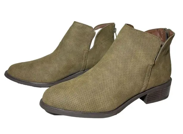 Serra  Ankle Boots Western Boho Perforated