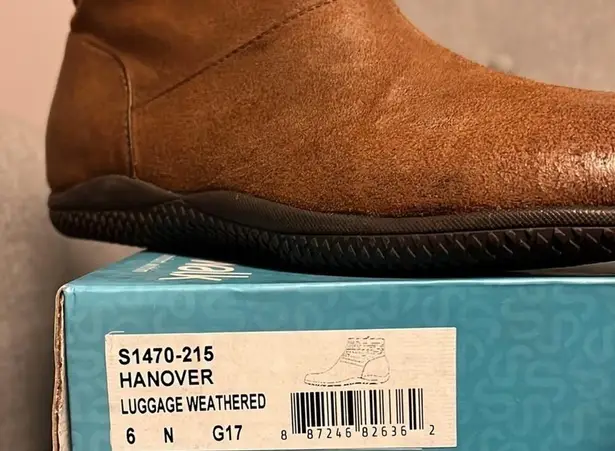 Softwalk Hanover Luggage Weathered brown zipper ankle boot New size 6 Narrow