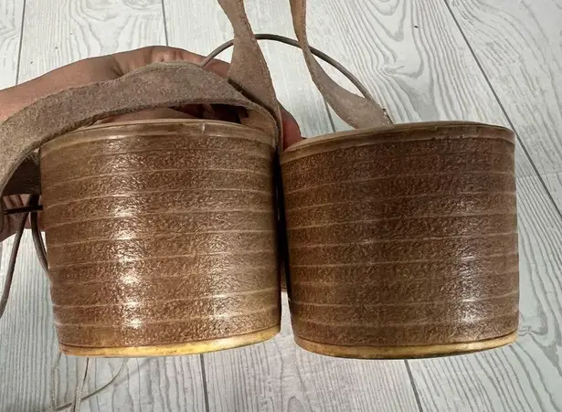 barney's new york Leather Lace Up Sandals