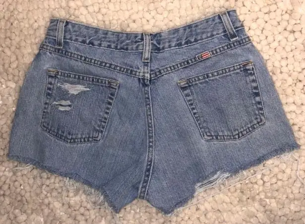 Vintage Wrangler Denim Cut Off Shorts Blue