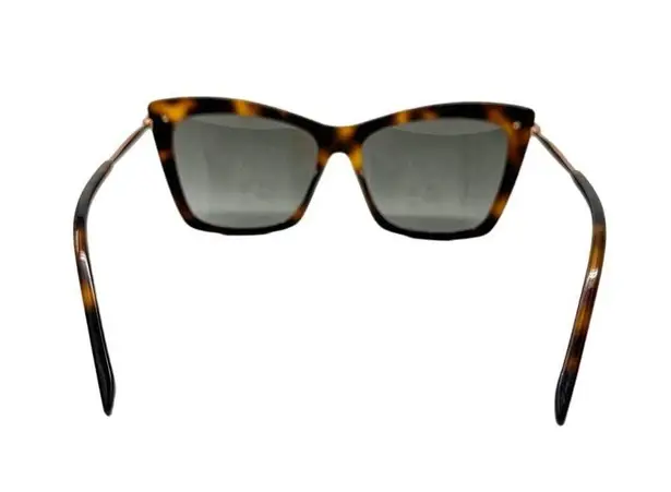 Jimmy Choo Sady Oversized Cat Eye Jeweled Tortoise & Rose Gold Sunglasses + case