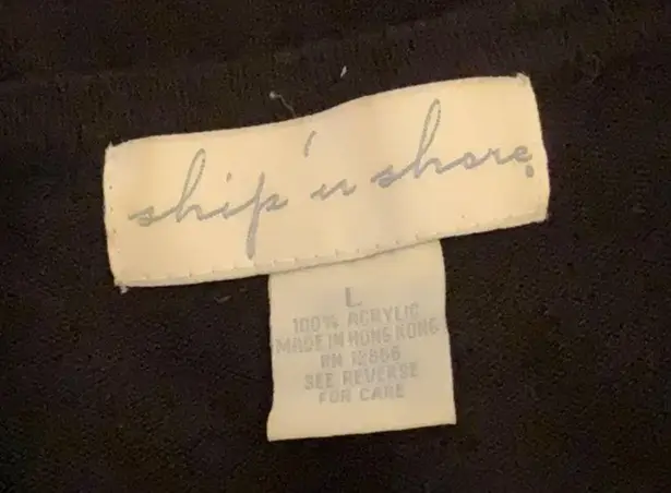 Ship n Shore top Black Size L