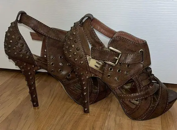 Not Rated spike-studded stilettos