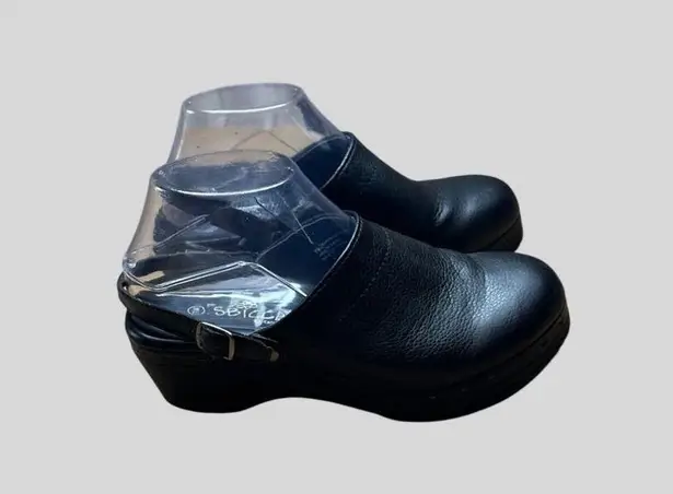 sbicca Womens Black Synthetic Professional Clogs Slip-On Comfort Shoes Size 7W