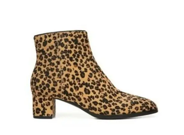 via spiga New  Vinson‎ Genuine Calf Hair Cheetah Booties