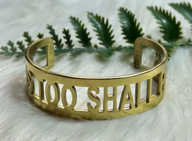Rustic Cuff this too shall pass cuff Bracelet