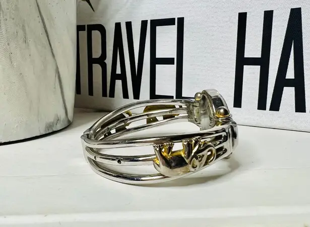 Collezie Silver Elephant Cuff Watch