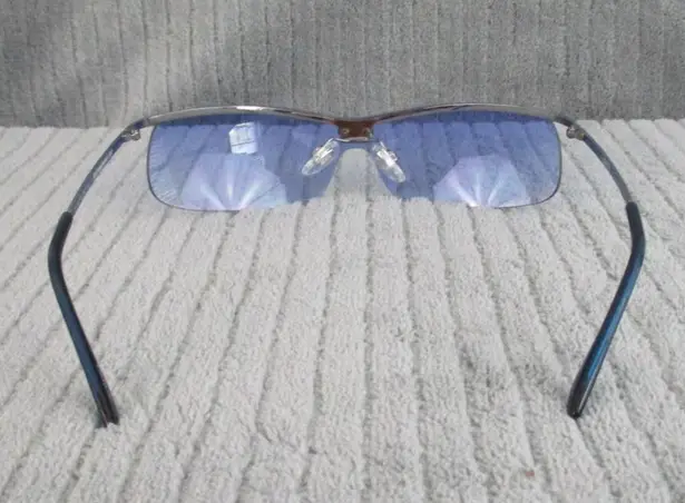 New Divine Eyewear Krista Chrome/Blue Gradient Sunglasses Women's NWT