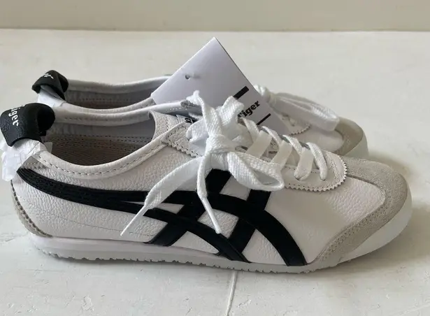 Onitsuka Tiger MEXICO 66 1183A201 126 WHITE BLACK Size US 4.5 EURO 37 NIB