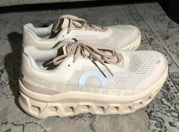 On Cloud Cloudmonster Women's Running Shoes Moon/ Fawn Size 10