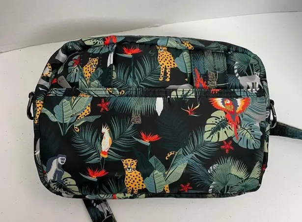 Lug Purse Crossbody Fanny Pack Wallet ID Pockets Convertible Wildlife Jungle Black