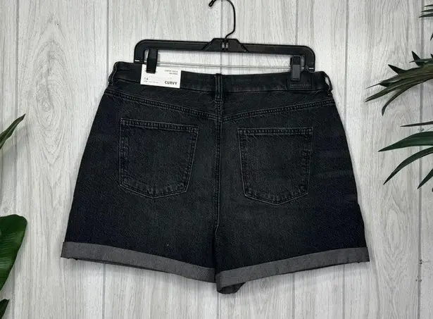 American Eagle NWT  Comfort Stretch Waistband Curvy Mom Shorts Cuffed size 14 NEW