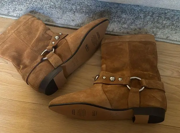 Isabel Marant Stania studded suede ankle boots