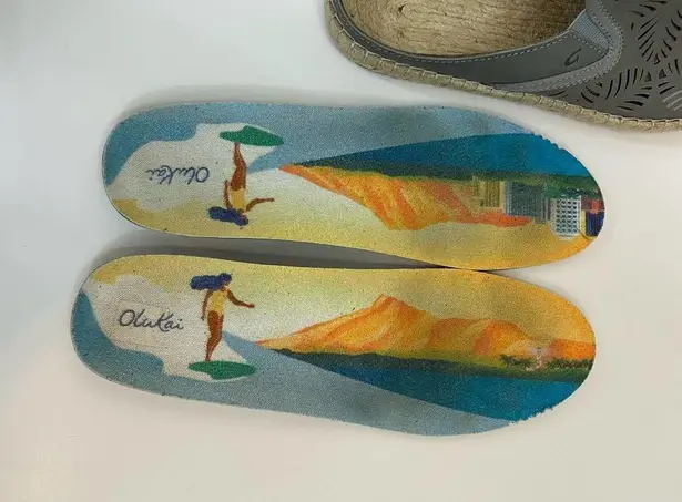 Olukai  Kaula 'olu 'ili Espadrille Mule size 9 like new