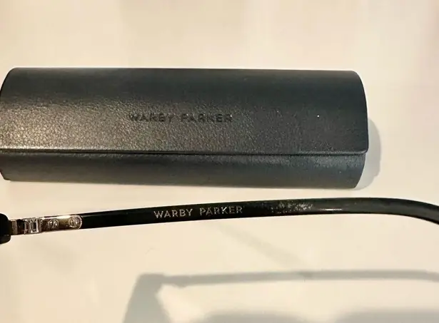 Warby Parker  Maeve Glasses in Jet Black with Rose Gold