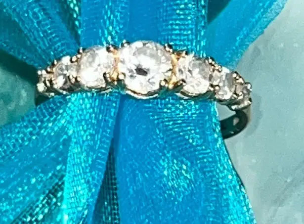 10K Yellow Gold CZ Ring