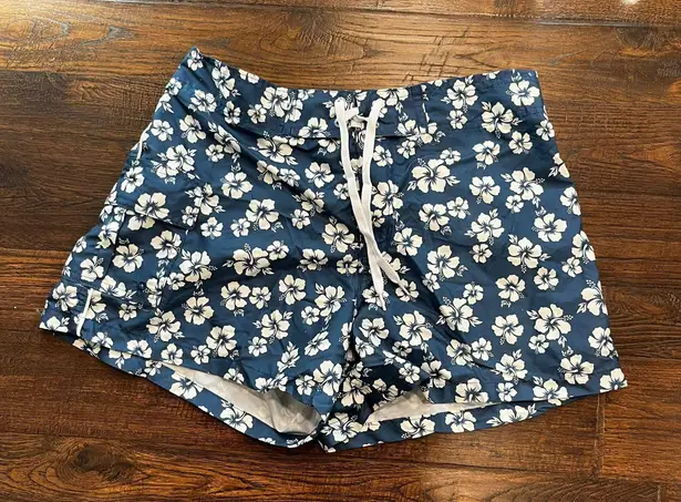 Ocean Breeze Hibiscus swim shorts