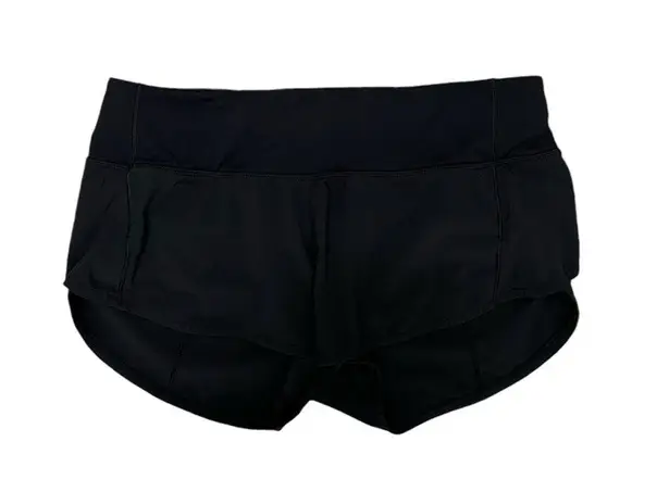 Lululemon  Speed Up Low-Rise Lined Short 2.5” in Black Size 4