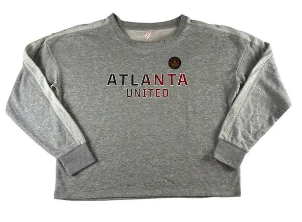 MLS Atlanta United FC Women's Sweatshirt in Grey, XL Gray