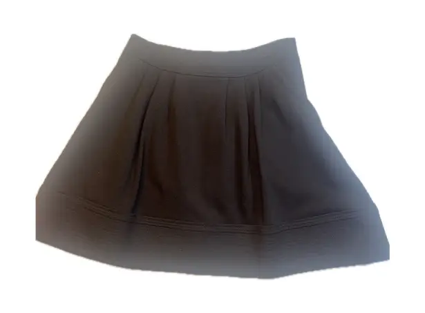 Marc by Marc Jacobs Black Pleated Mini Skirt - Cop.Copine Trim Detail S
