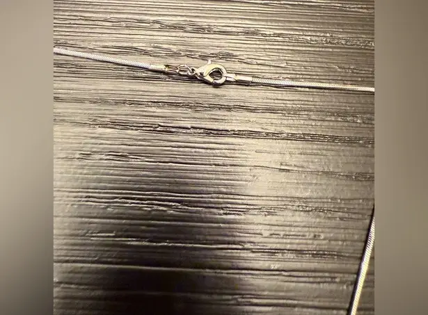 Vintage Rose Pendant Necklace Rhinestones Silver Costume Jewelry Coquette