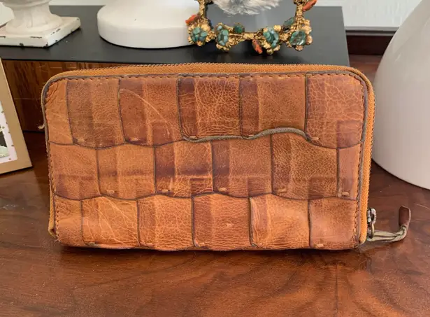 Nordstrom Genuine Tan Leather Wallet 