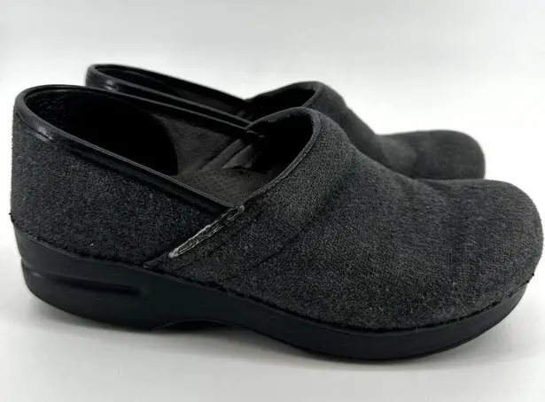 Dansko Professional Vegan Clog Slip On Round Toe Comfort Dark Gray EU 38 US 7.5