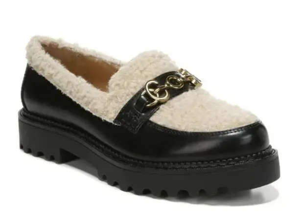 Circus by Sam Edelman  Women's Deana Lug Sole fur Loafer