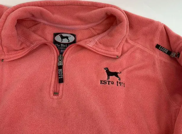 Black Dog Black 14 Zip Fleece Pink Size L