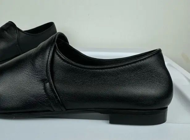 Aquatalia Revy Black Nappa Leather Loafers Sz 8