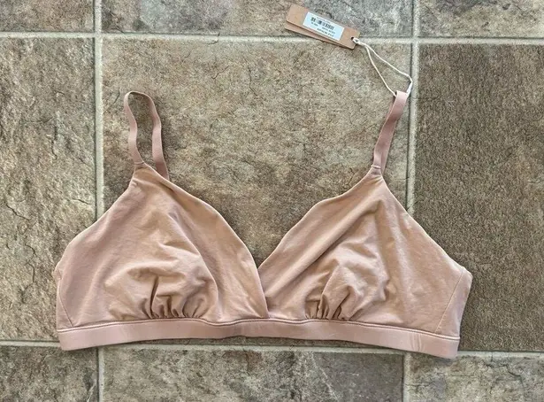Skims Fits Everybody Triangle Bralette Ochre Size XL Tan