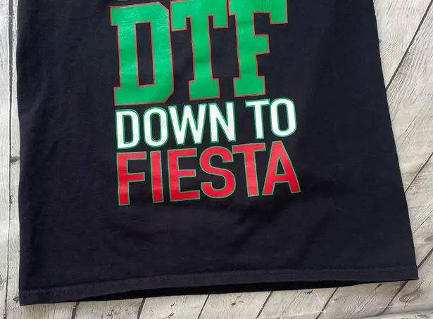 C Port & Company DTF Down To Fiesta Graphic Tee