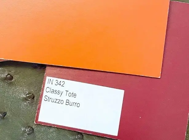 Nuti Ostrich Leather Green Classy Tote Shoulder Bag Struzzo Burro Green