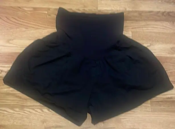 Motherhood Maternity Black High Waist Shorts Relaxed Fit Size undefined