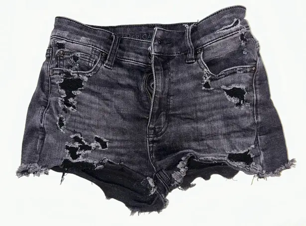 American Eagle Black Jean Shorts 