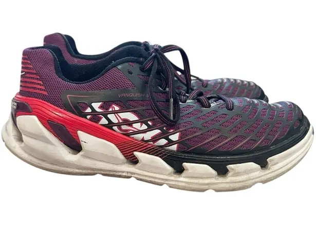 Hoka One One Vanquish 3 Grape Juice Virtual Pink Running Shoes Cushion Sporty