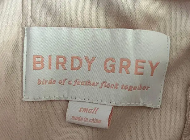 Birdy Grey NWT  Grace Chiffon Pale Blush Pink Convertible Bridesmaid Dress