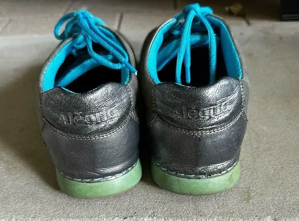 Alegria Essence walking shoe pewter gray blue EU 37, US 7/7.5