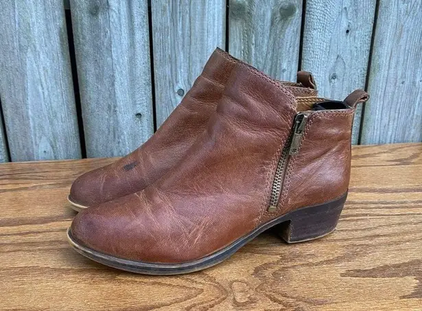 American Eagle  brown leather basel ankle boots 6.5